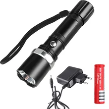 Rechargeable font b Led b font font b Flashlight b font CREE XML L2 Tactical Torch