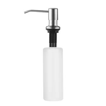 

High Quality Countertop Nickel Brushed Liquid Soap Dispensers Stainless Steel Kitchen Sink Soap Dispenser