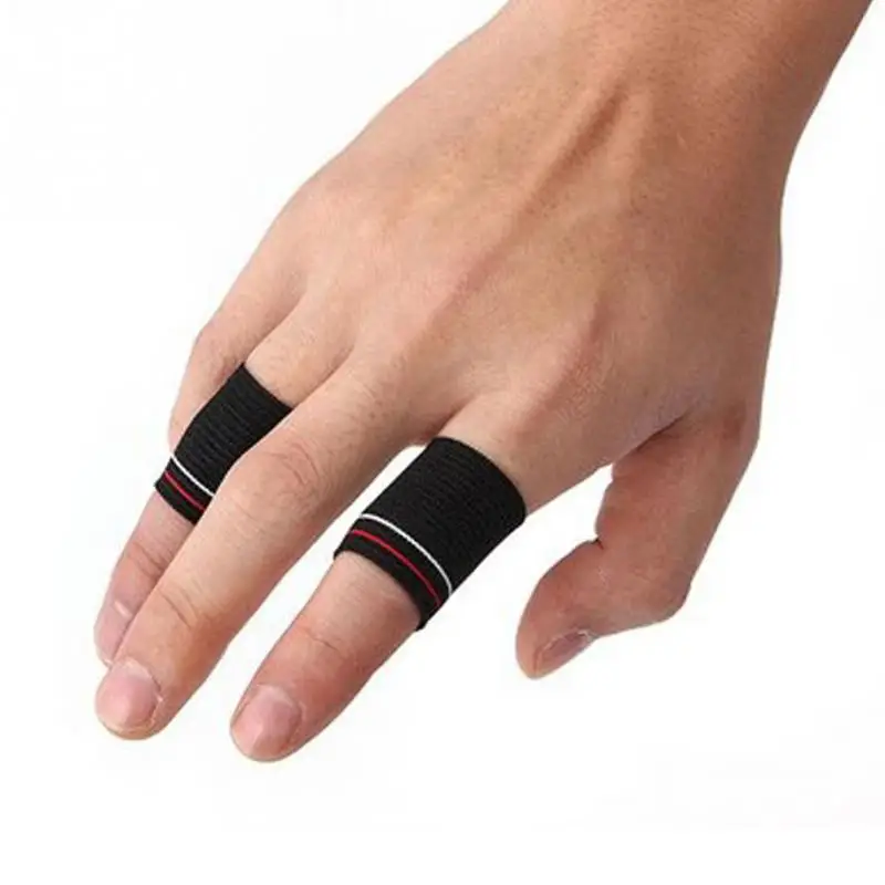 10 шт. Спортивная пальцевая шина защитные ленты для пальцев Защита для пальцев Поддержка эластичный спортивный аксессуар для баскетбола