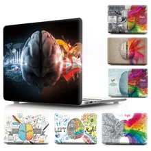 Новое модное платье с принтом для Macbook Pro 13 15 крышки ноутбука A1708 A1989 A1990 мультфильм мозг чехол для Macbook Pro 13 Сенсорная панель корпуса