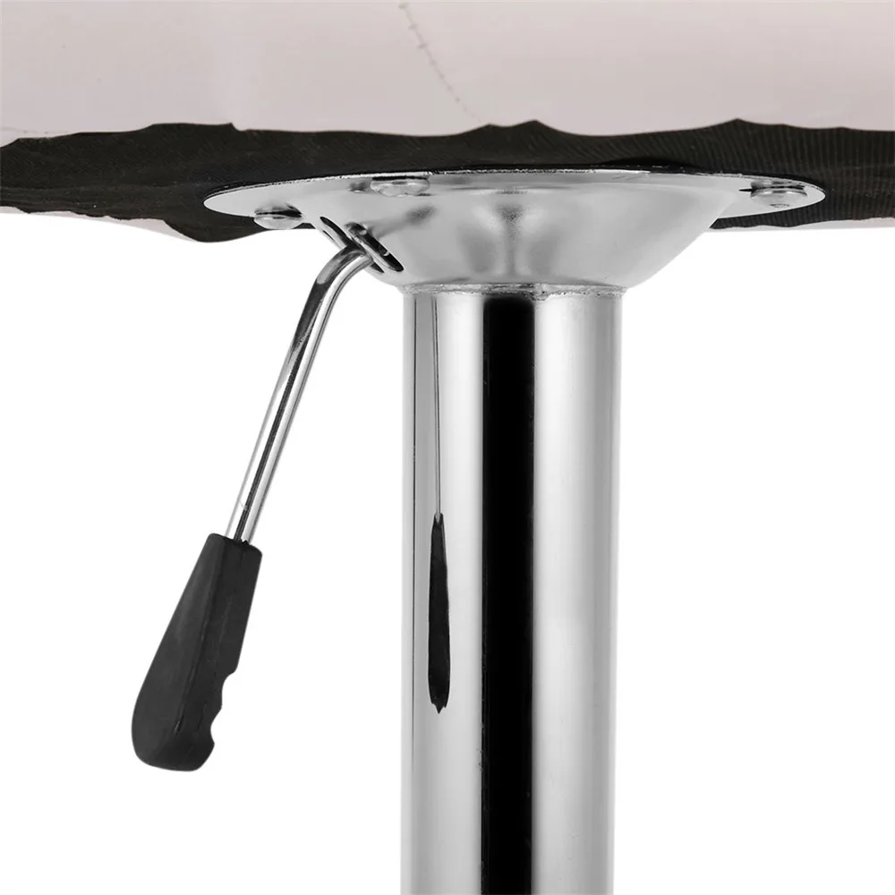 LANGRIA Set of 2 Gas Lift Height Adjustable Swivel Faux Leather Bar Stools Chairs with Crescent Shaped Backrest Bar Chairs18