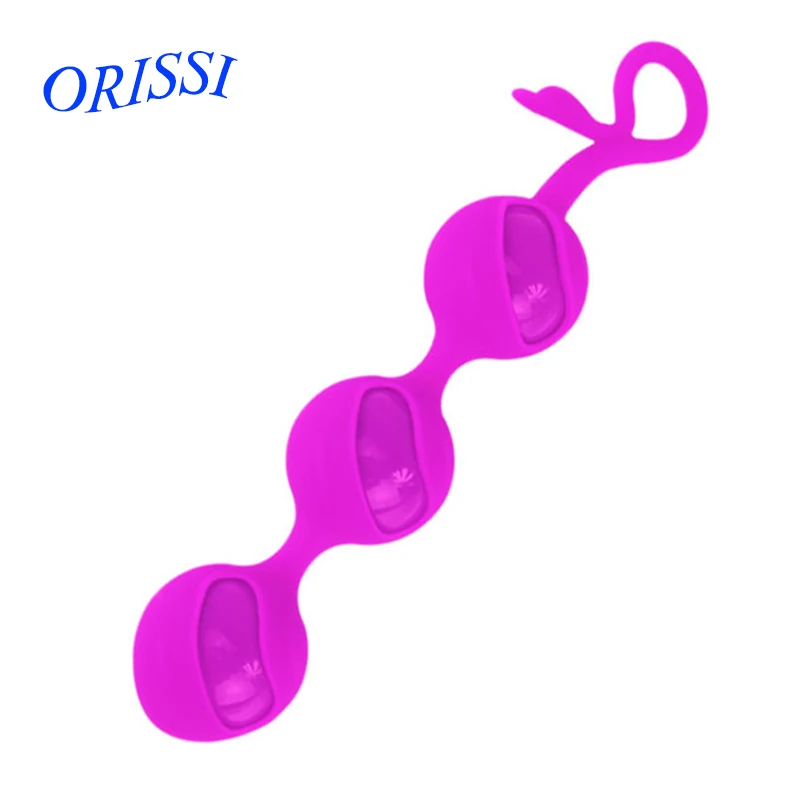 Вагинальный шар ORISSI из силикона для кегала умный любовный секс игрушки Koro Ben Wa