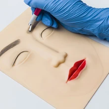 10 шт. кожа для обучения татуировкам лист пустая равнина для тату материалы для швейной машинки Перманентная Татуировка инструменты