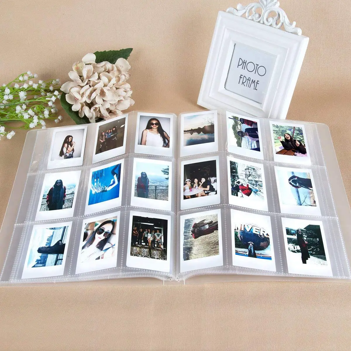 Prezzo 288 Tasche Trasparente Mini Film Photo Album per Fujifilm Instax Mini 9 8 7 s 25 70 90 Pellicola Della Macchina Fotografica biglietto Supporto di Carta di Nome