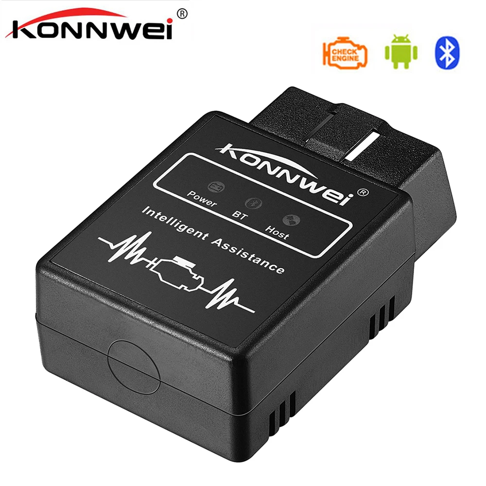 KW912 Bluetooth OBD2 OBDII сканер кодов OBD инструменты сканирования автомобиля адаптер