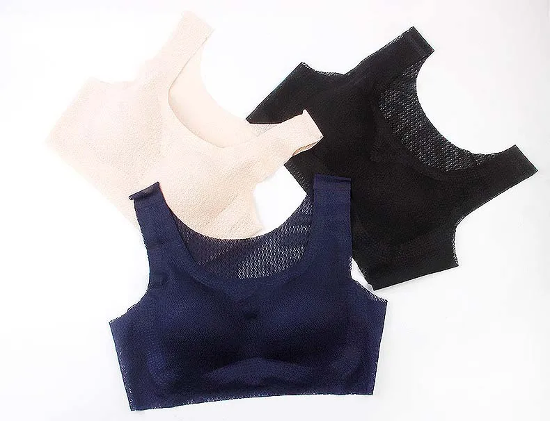 Queenral Seamless Women Bras Plus Size Bra 3XL 4XL 5XL 6XL Brassiere Push Up Bralette Large Size Active Bra Wire free Underwear 56