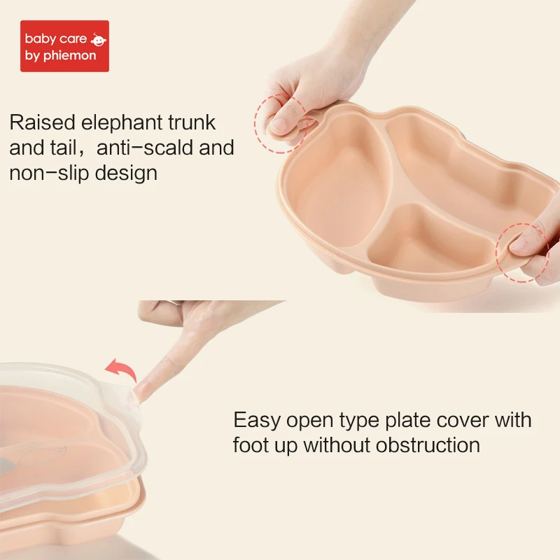BabyCare Baby Silicone Plate Tableware Infant Food Container Cup Suction Bowl Kids Food Tray Children Placemat Baby Feeding Dish