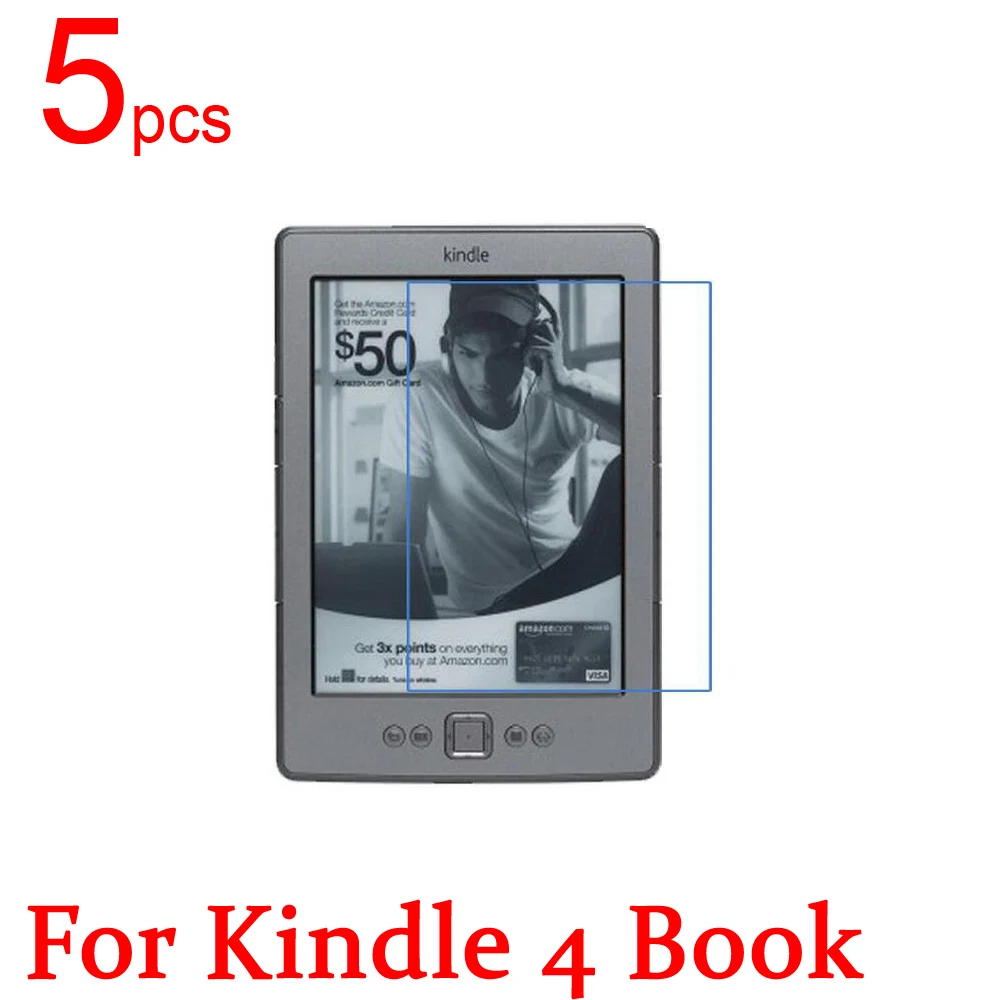 

5pcs Ultra Clear/Matte/Nano anti-Explosion LCD Screen Protector Film Cover For Amazon Kindle 3 4 Book Touch Protective Film