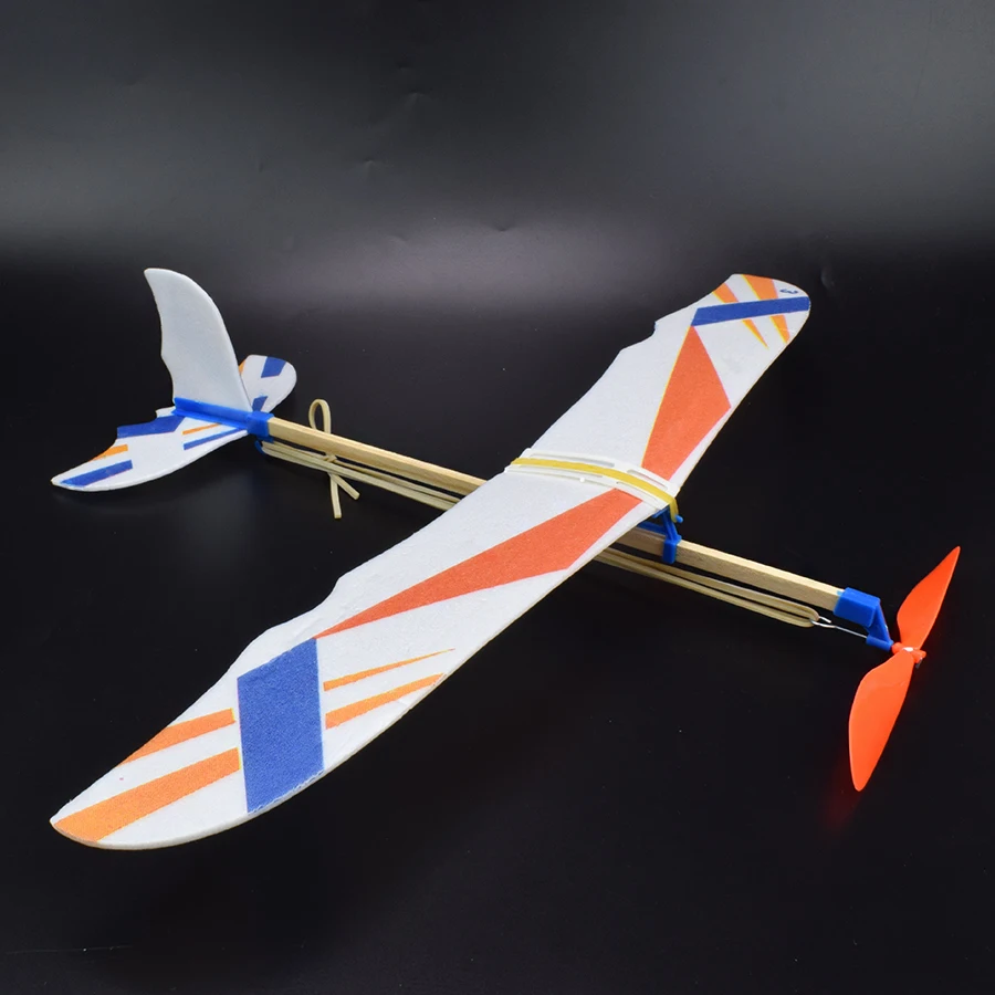 Резиновый браслет "сделай сам" сборки самолетов игрушки для мальчиков эксперимент авиации самолет из пеноматериала модель Наборы Обучающие игрушки, подарки для детей