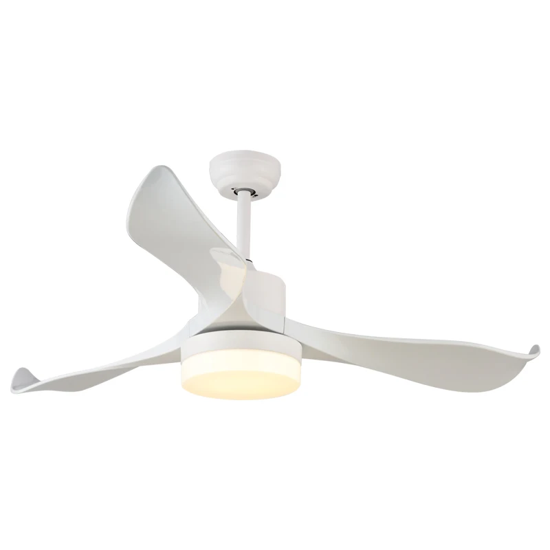 

220V Ceiling Fan Light LED Energy Saving Remote Control Ceiling Light Fan 24W Indoor Decor Living Room Tricolor Ceiling Lamp Fan