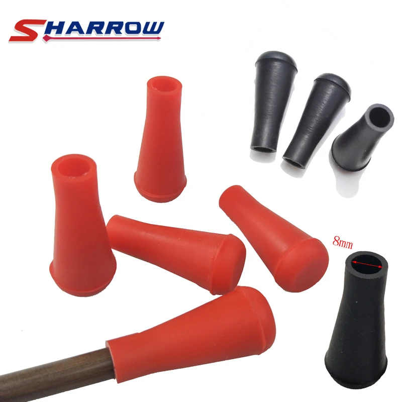 Sharrow 20 штук детский резиновый наконечник стрелы для 8 мм тренировочный вал