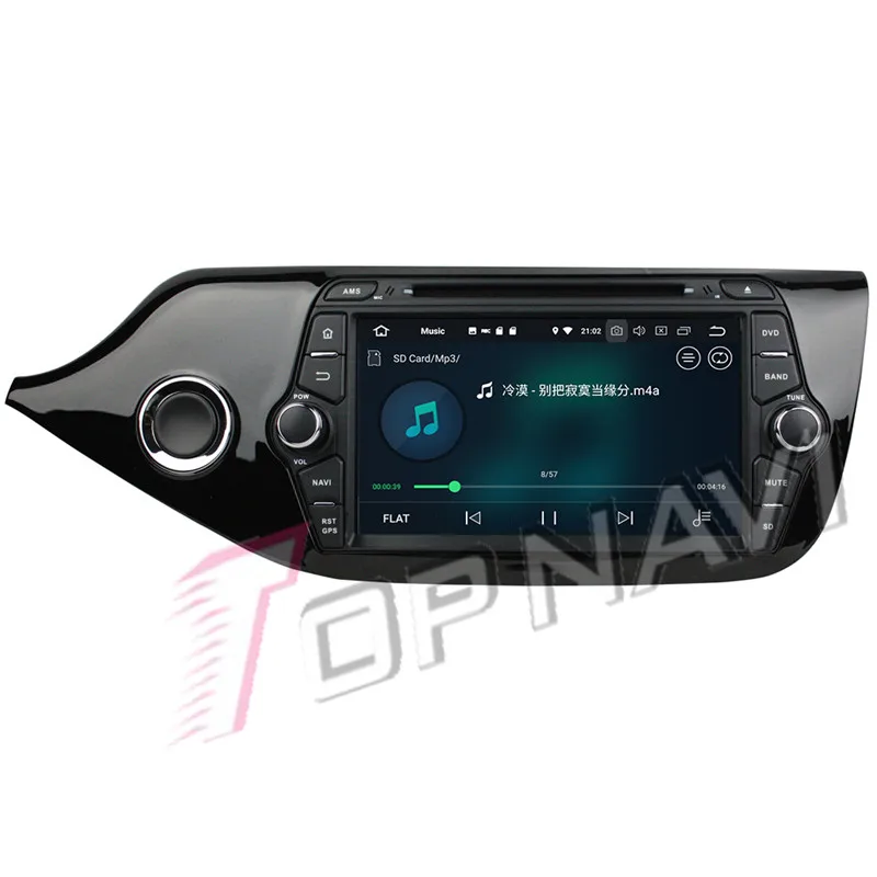 Topnavi " Android 9,0 автомобильный DVD авто мультимедиа радио для KIA CEED gps навигация Восьмиядерный видео CD плеер 4+ 64 ГБ два Din