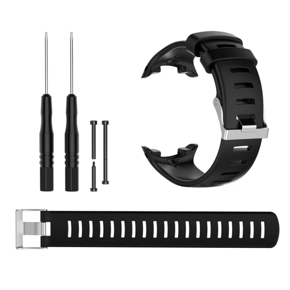 BOX-W For Suunto D4i Strap Replacement Silicone Watch for D4 NOVO plus FREE Bracelet Extension | Электроника