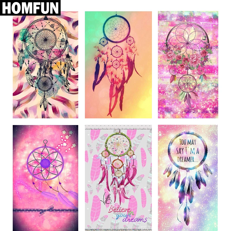 Zhui-Star-3D-Diy-Square-Diamond-Embroidery-Painting-Indian-Dream-catcher-of-Cross-Stitch-Resin-Full