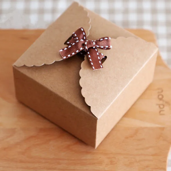 Free shipping mini baking package boxes hard kraft paper