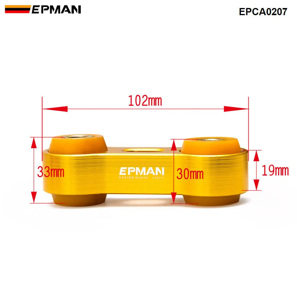 Epman Передняя направляющая бар конец ссылка для 02-07 Subaru Impreza WRX Wagon/седан EPCA0207