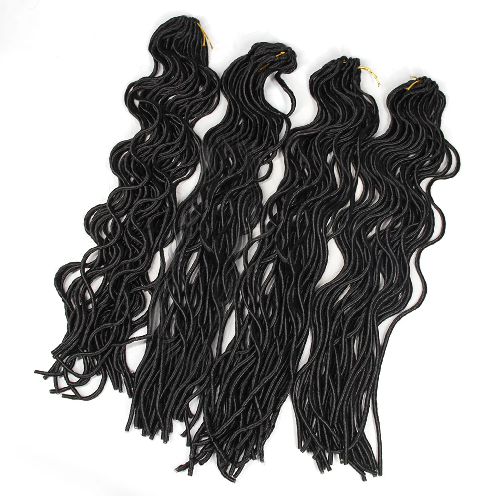 Faux Locs Curly Crochet Hair Braids 18 Inch 5 Colors Braiding Synthetic Extensions Bohemian Faux Locs Curly Crochet FREETRESS