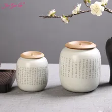 Китайские керамические чайные коробки, тщательно продуманные пейзажи, включая сухофрукты и редкие травы, влагостойкие, водостойкие