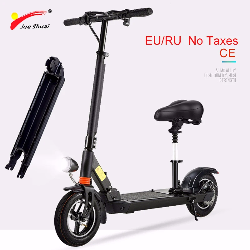 

JS 36V 350W 10inch Electric Scooter Powerful Brushless Motor Foldable Suitable Unisex Lithium Batterry Multifuncti Koowheel