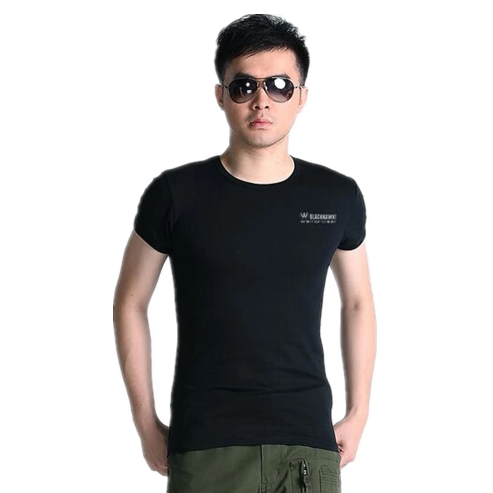 short t shirts man Summer Slim O neck men's t shirts cotton short