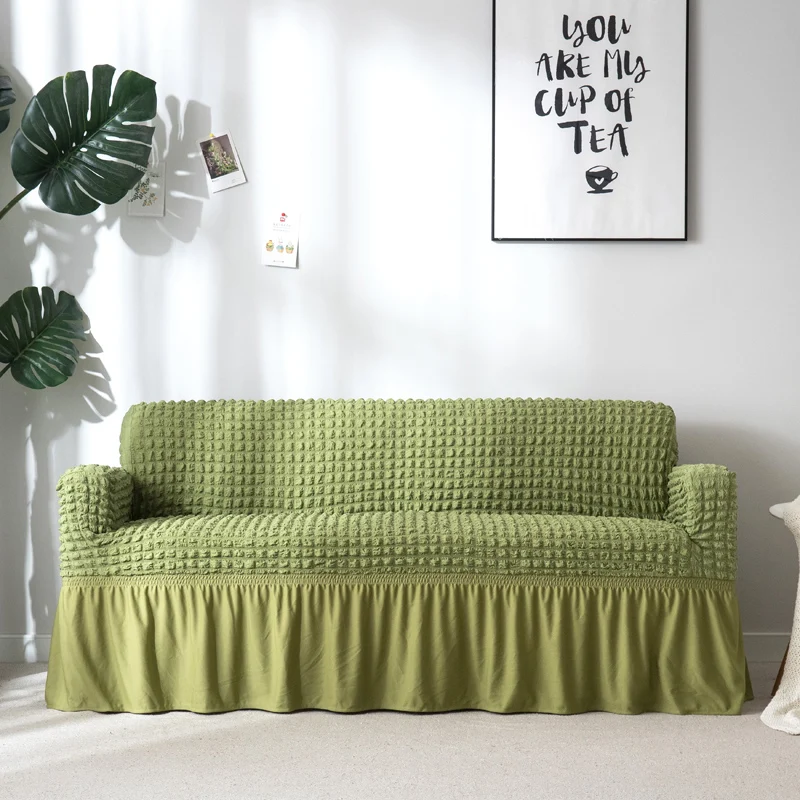 

1Pcs Solid Color Sofa Cover Washable Removable Sofa covers Armrest Sofa Covers Slipcovers Dog Pets Single/Two/Three Seater