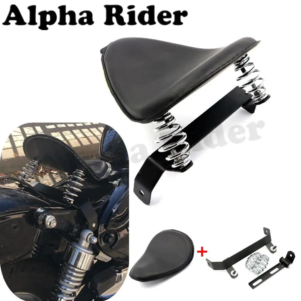 

Driver Solo Seat& Mount Bracket for Yamaha V-Star Kawasaki Vulcan Harley Honda Steed 400 600 VT250 Shadow Bobber Chopper Cruiser