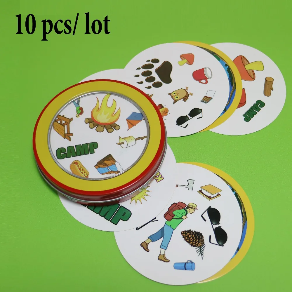 10 pcs/lot match camping kids board game for wholesale high quality