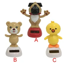 Автомобиль-Стайлинг на солнечных батареях танцующее животное качающееся анимированное Bobble Танцующая Игрушка Декор автомобиля td0328 Прямая поставка