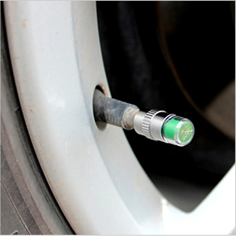 

4PCS 1 set Professional Car Auto Tire Pressure Monitor Valve Stem Caps Monitor Sensor Indicator Eye Alert Diagnostic Tools Kit