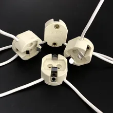 G12 керамический держатель лампы G12 керамический патрон HID держатель цоколь лампы с кабелем 12 см G12 патрон