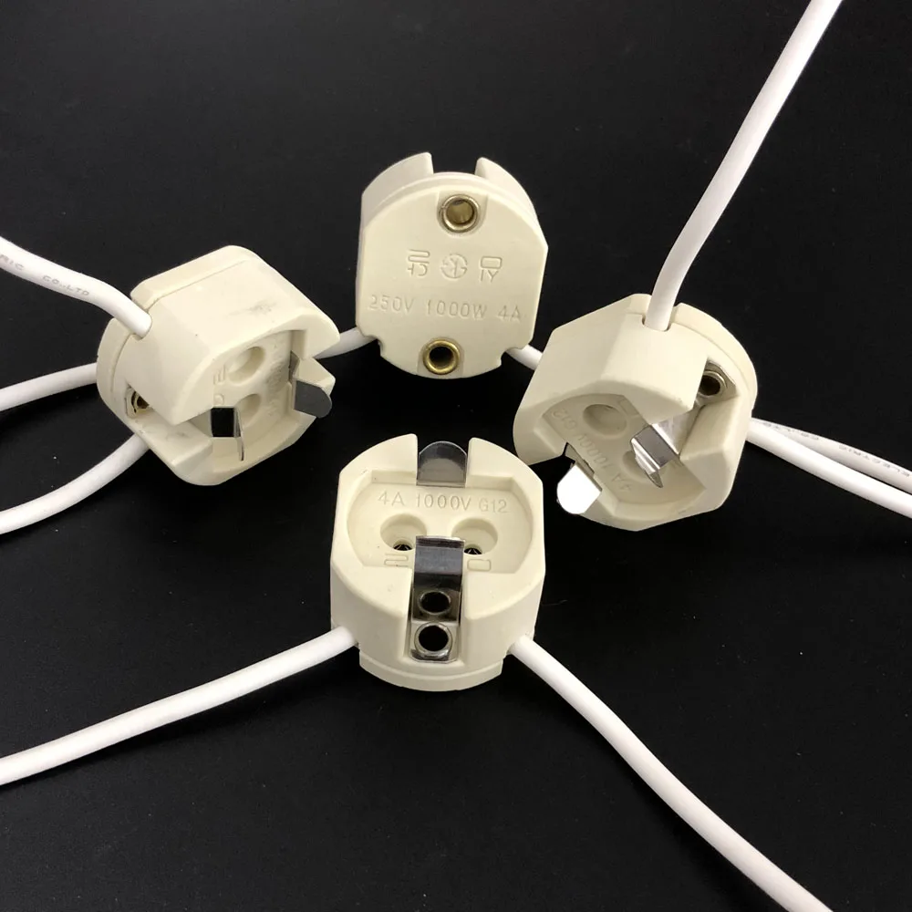 G12 керамический патрон лампы HID цоколь с кабелем 12 см патрон|lamp base|base lampbase |