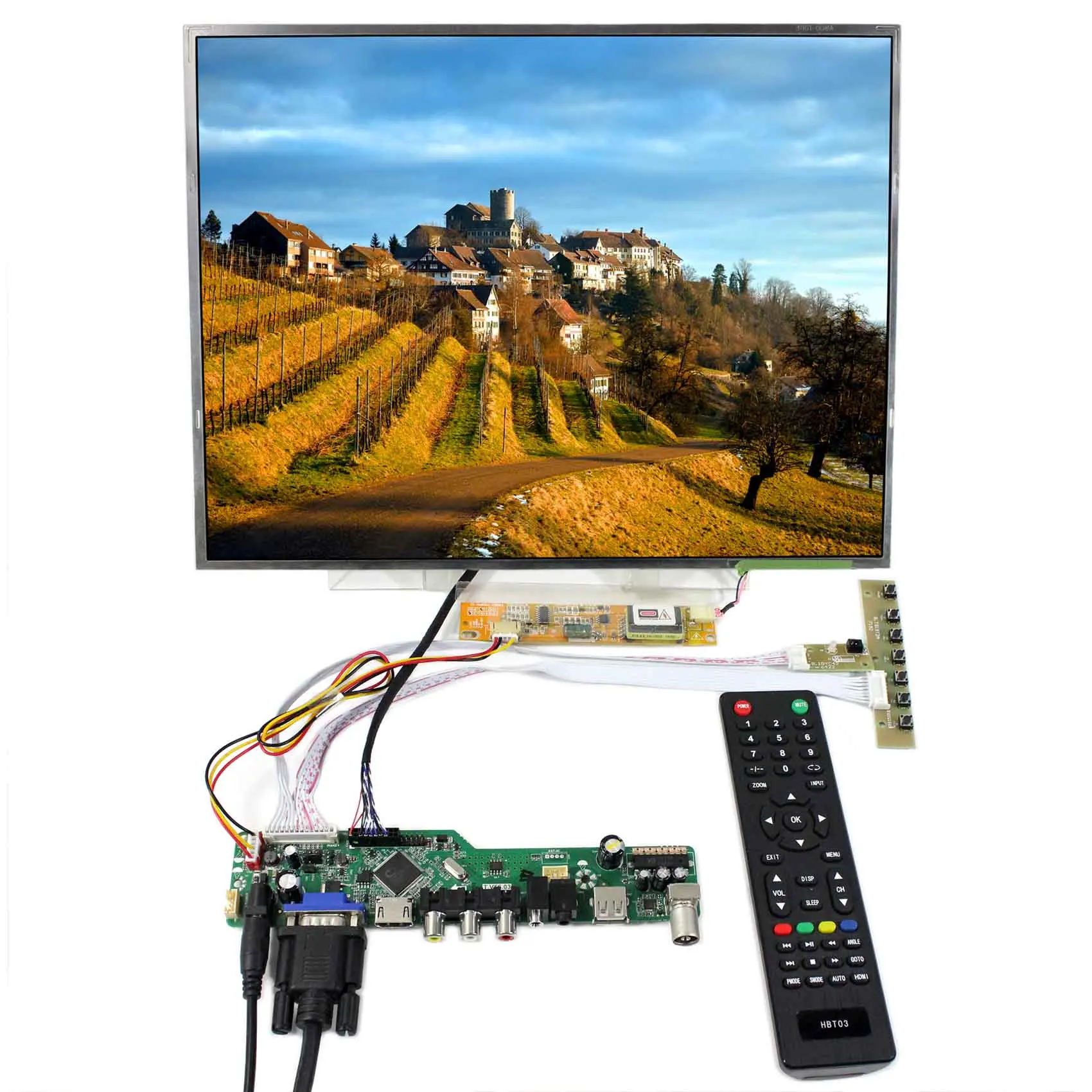 30pins LVDS Connector QD15XL06 1024X768 Resolution LP150X09 HDMI VGA AV USB RF LCD Controller Board B150XG03 15inch LCD Screen 30pins LVDS Connector QD15XL06 1024X768 Resolution LP150X09 HDMI VGA AV USB RF LCD Controller Board B150XG03 15inch LCD Screen