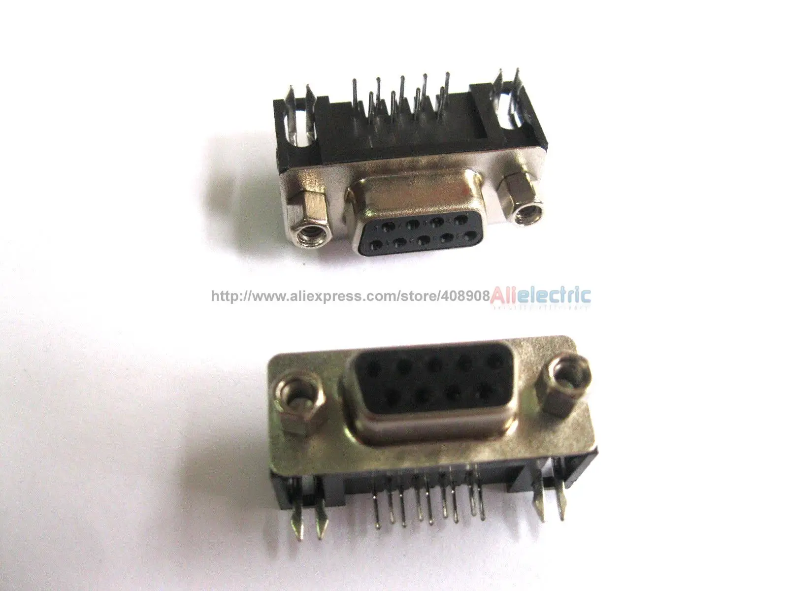 

30 Pcs D Sub 9 Pin Female Connector with Right Angle