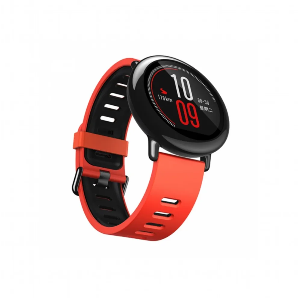 Оригинальные Xiaomi Huami часы AMAZFIT Pace спортивные умные часы английская версия Bluetooth 4,0 монитор сердечного ритма gps для Android IOS - Цвет: Red