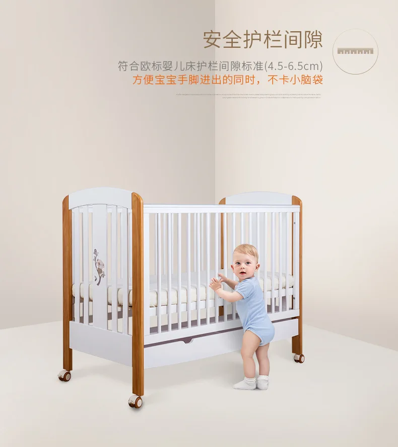 Baby Bed Solid Wood Baby Crib With Roller Baby Nest Ninho Bebe Cunas Para El Bebe Nido Bebe Cama Infantil Quality 125 71 104cm Baby Cribs Aliexpress
