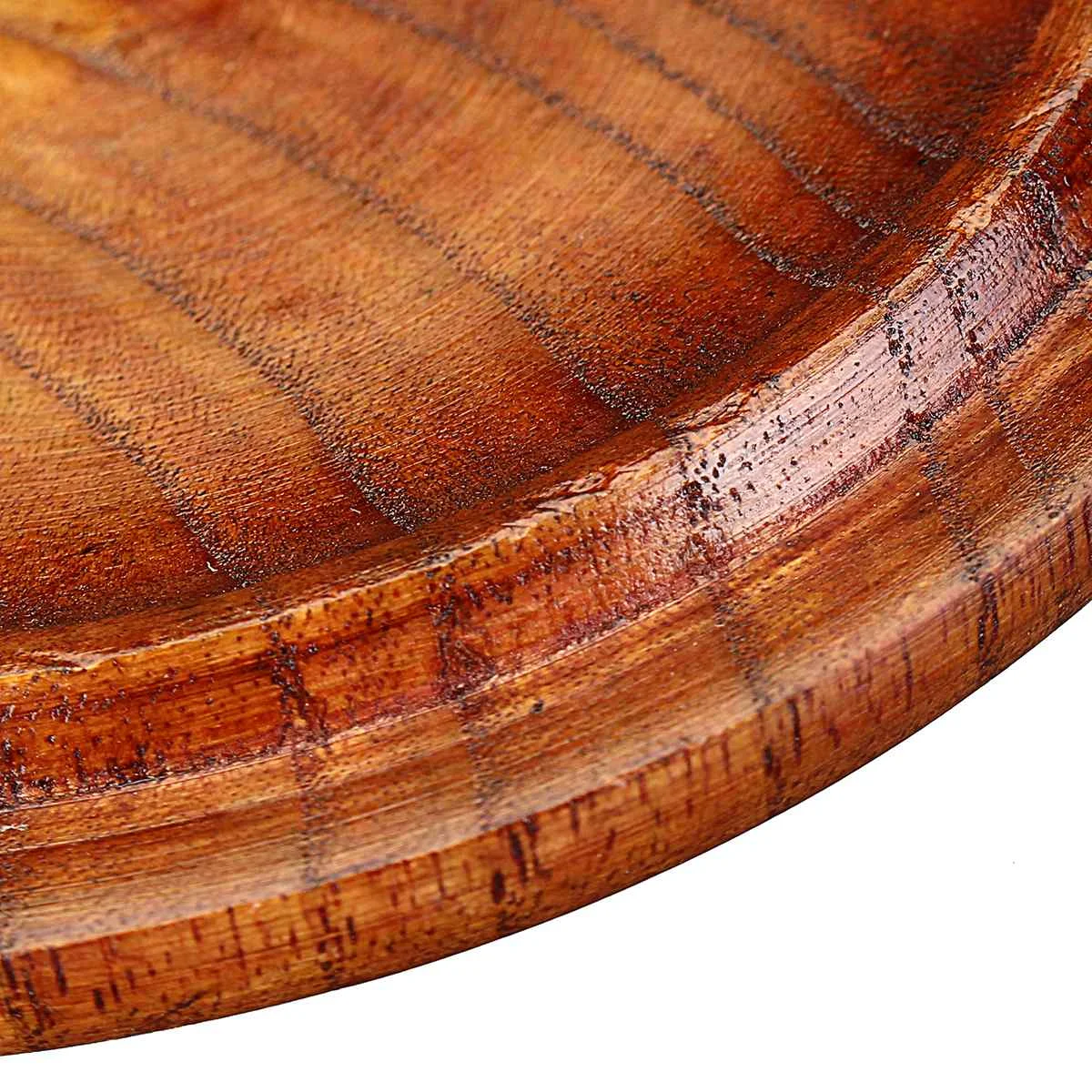 Деревянная пряжа для вязания нитей винтажная круглая коробка для хранения Контейнер для ювелирных изделий Кольцо с крышкой Нескользящая рукоделие