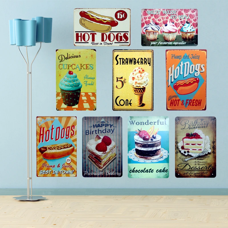 Tin Ups Tin Sign Jello Vintage Poster Bar Man Cave Food Snacks