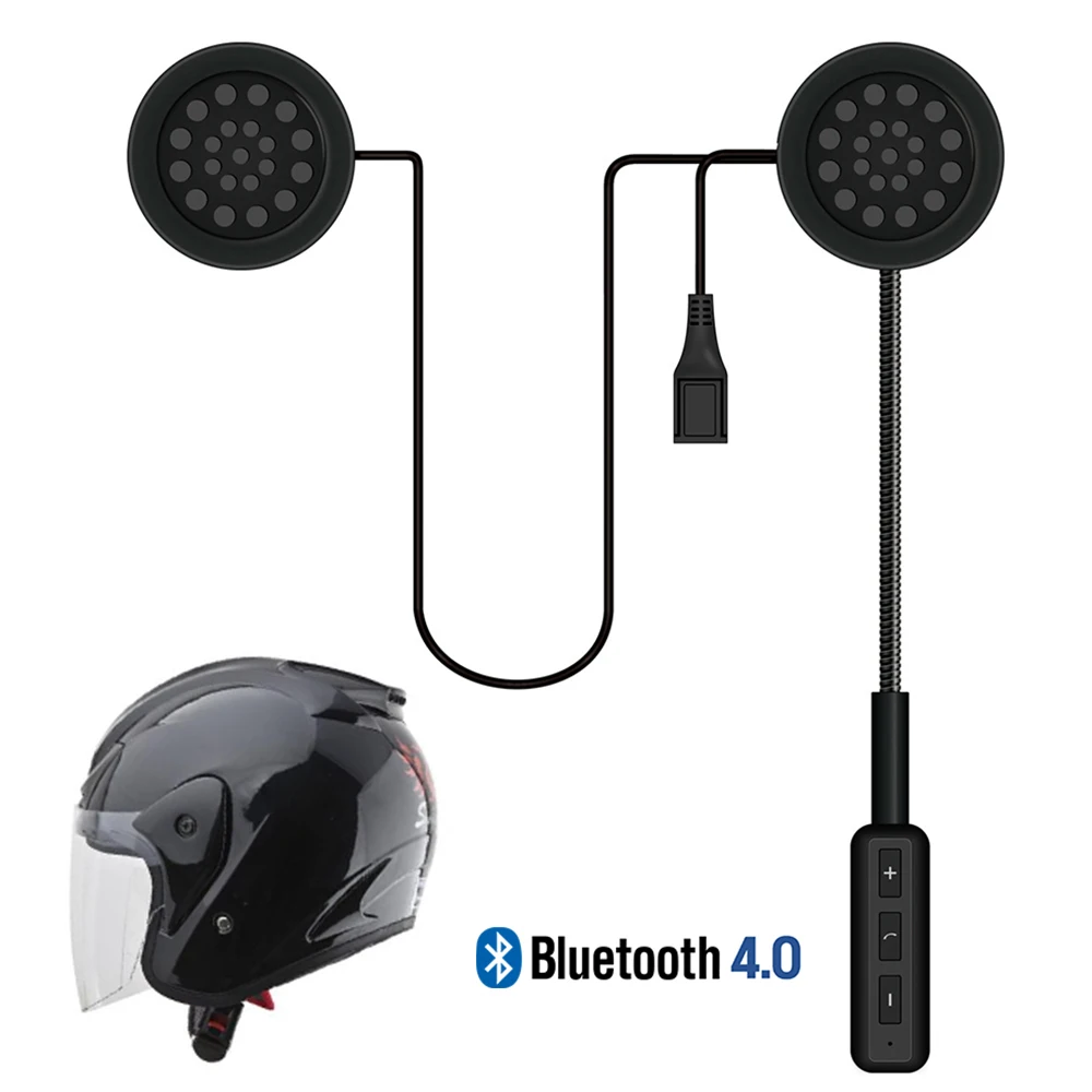 inalámbricos para casco motocicleta, Auriculares Bluetooth 4,0, micrófono manos libres Control de llamadas de música de motocicleta|Auriculares y audífonos| AliExpress