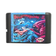 Sega MD карточная игра-splatterhouse часть 2 для 16 бит Sega MD игра картридж megadrive бытие системы