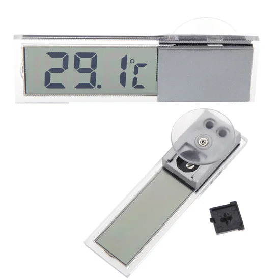 Мини Портативный ЖК-цифровой измеритель температуры дисплей Автомобильный измеритель температуры тестер всасывания Авто домашнее зеркало термометр