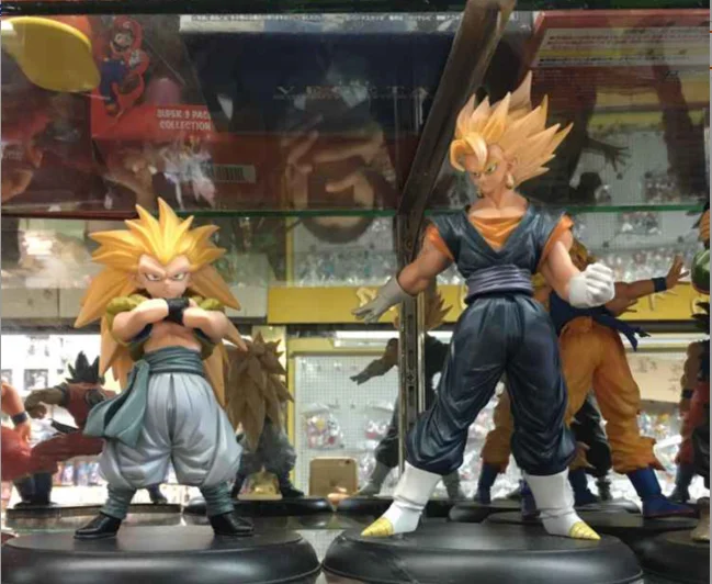 

Dragon Ball Z Super Saiyan Son Goku + Gotenks PVC Action Figures Collectible Model Toys 2pcs/set KT2292