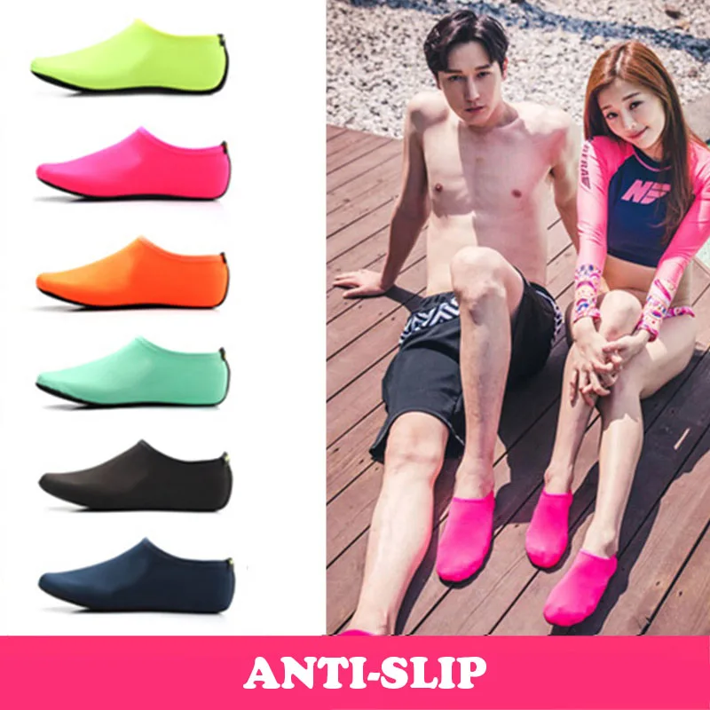 

Beach Summer Outdoor Shoes Unisex Swimming Surfing Aqua Shoes Skin Sock Flat Soft Ligh Weight Lover Yoga Non-slip Sneakers