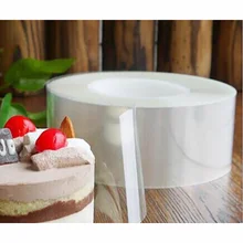 1 рулон 200 M DIY Пластик муссовый торт прозрачная мембрана выпечки окружающих четкие края ленты инструменты для торта кухня