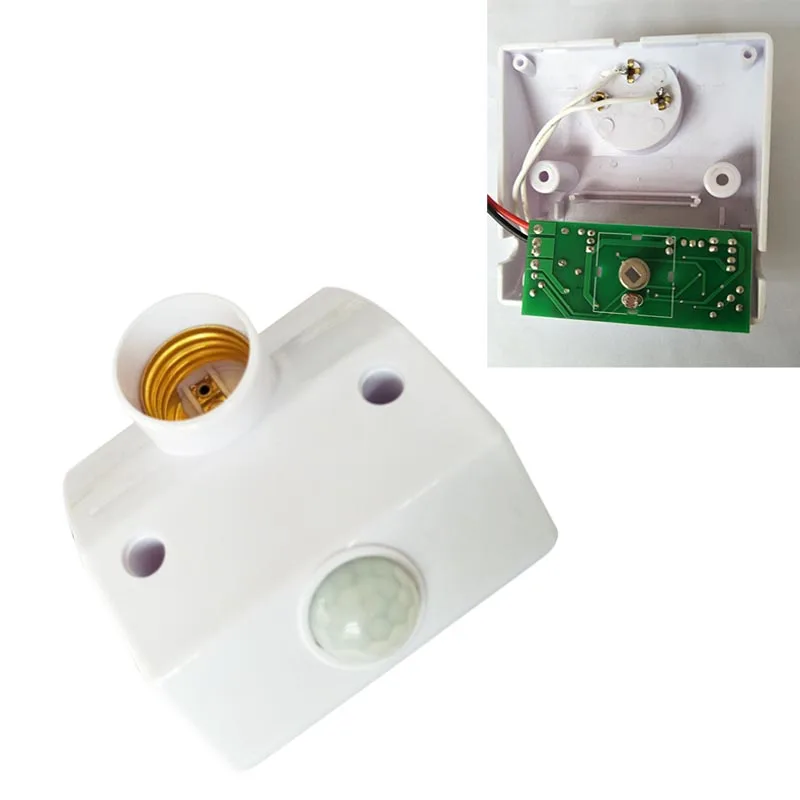 220 светодиодный свет держатель инфракрасный движения Автоматический коридор туалет экономии энергии лампы сенсор переключатель для Прямая поставка