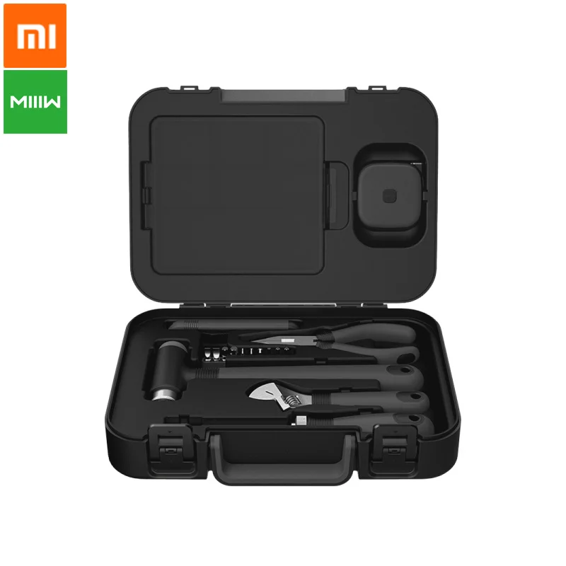 

XIAOMI MIIIW Tool Kit 6+2 DIY Tools General Household Hand Tool with Screwdriver Wrench Hammer Tape Plier Knife ToolBox