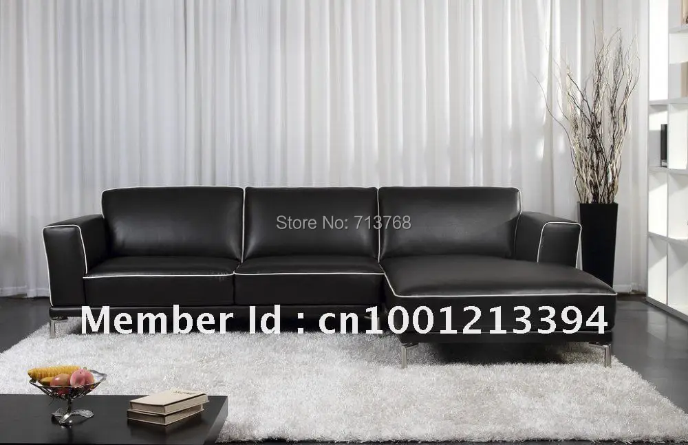 

Modern furniture / living room corner bond leather sofa/ sectional sofa