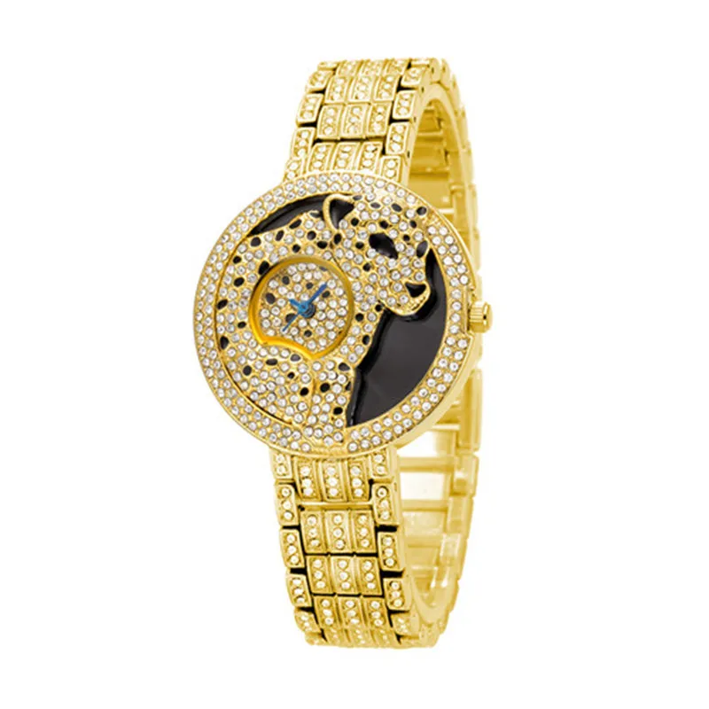 

Belbin merken 2019 nieuwe luipaard hoofd diamant modetrends quartz horloge Ms. leisure horlogebandje horloge van James Bond