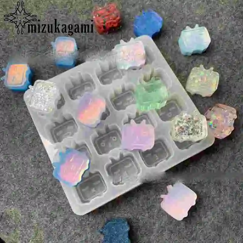 

Silica Gel Mold for Crystal Dropping Gel Mini 3D Cute Television For DIY Jewelry Making Finding Molds Accessories