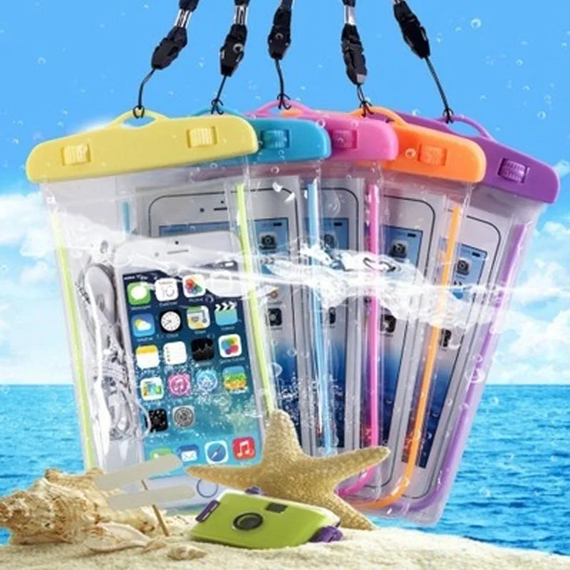 

Underwater Shooting Luminous Fluorescent Touch Screen Intelligent Transparent Outdoor Diving Swimming Phone Waterproof Pouch Bag