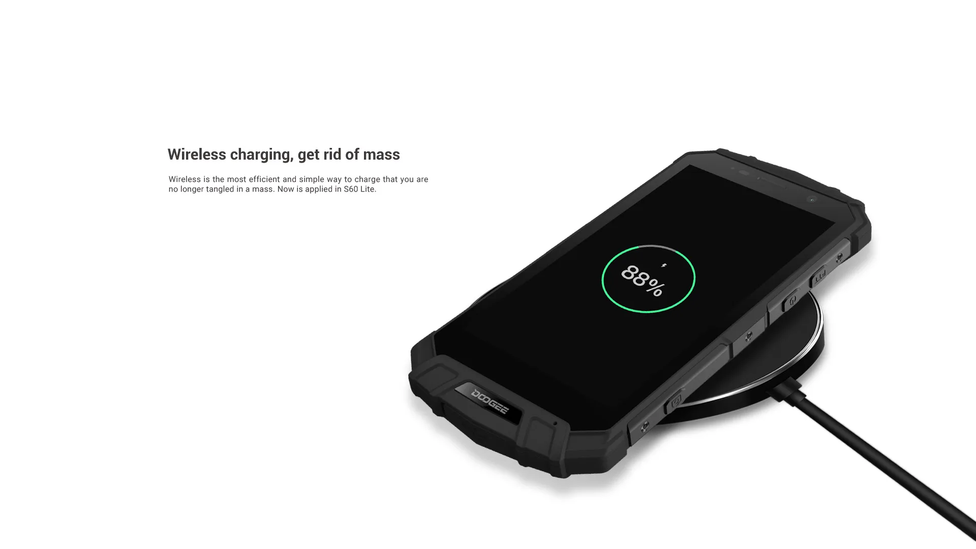 Быстрая DOOGEE S60 LITE IP68 водонепроницаемый пылезащитный беспроводной мобильный телефон 5580 мАч 4 ГБ 32 ГБ NFC Смартфон